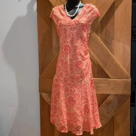Sundance Silk Peach Dress- Small - Picture 2 of 9